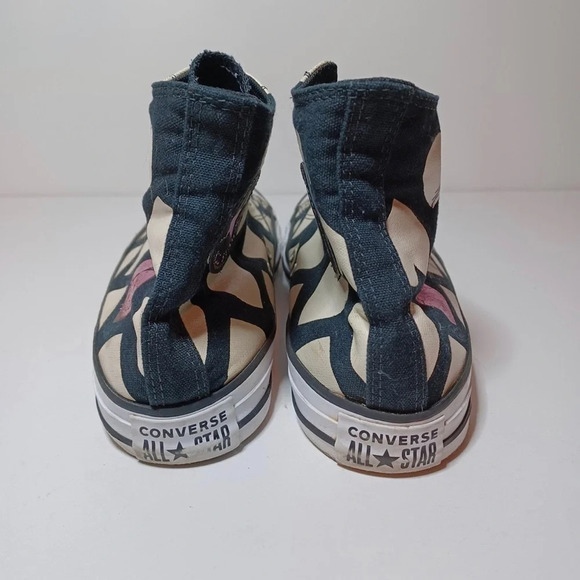 Converse Twisted Hearts Chucks Sz Women 11 Black/White 567143F (226 Box 26) - Picture 6 of 9